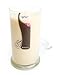 Vanilla Bean Candle - Large Beige 16.5 Oz. Highly Scented Jar Candle - Made with Natural Oils - Bakery & Food Collection