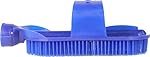 HORSE AND LIVESTOCK PRIME 111567 Plastic Curry with Hose Attachment, Blue