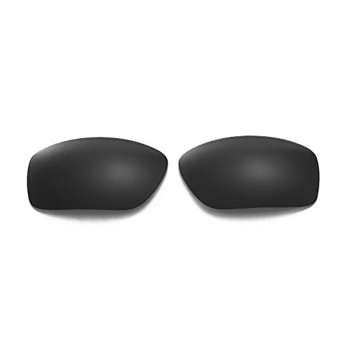 Walleva Replacement Lenses Oakley Scalpel Sunglasses - Multiple Options Available (Black - Polarized)