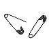 Bezall Small Safety Pins Black Bulk for Clothes Quilting Sewing Trimming Fastening Clothing Tags Jewelry Making, 19mm Metal (1000Pcs)