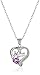 Amazon Collection Sterling Silver Genuine Amethyst and Diamond Accent 
