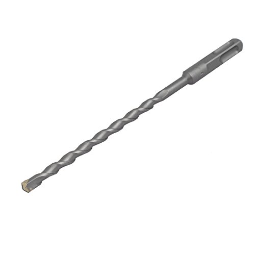 Click Here to See More Images uxcell 8mmx200mm Chrome Steel Square SDS Plus Shank Masonry Hammer Drill Bit