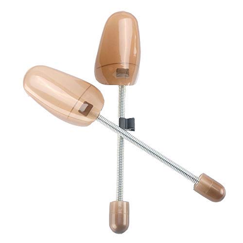 Adjustable Shoe Tree Shoe Care Practical Plastic Portable Travel Shoe Tree Shaper Stretcher Holder for Leather Sport Shoes Sneakers (2 Pair Women Spring)