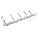 Efaithtek Wall Mount Hook Hanger Hook Rail Chrome Plated Steel Coat Robe Clothes Towel Rack (15 Hooks)