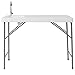 Flash Furniture 23”W x 45”L Granite White Plastic Folding Table with Sinkthumb 3
