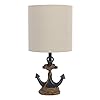 Decor Therapy Anchor Resin Accent Lamp, Antique Navy 31ZeigIiZkL