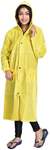 The Dry Cape Yellow xl-46 rain Coat for Women | Men | Ladies | Girl