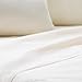 Linenspa Brushed Microfiber Ultra Soft Bed Sheet Set - Wrinkle Resistant - Queen Size - Ivory