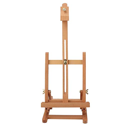 Wooden Easel H-Frame Tabletop Display Painting Set Artist Painting Party Tripod Easel Tabletop Holder Stand Drawing Board for Kids Adults