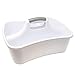 LavoHome Bath Kitchen Divided Compartment Caddy Storage Sink Organizer Janitors Bucket Cleaning Storage Holder Shower Supplies Cabinet Container