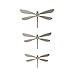 Umbra 470787-558 , Warm Nickel Wallflutter Adhesive Wall Decor, Set of 8, 8 Count