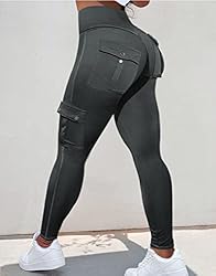 Flamingals Butt Lifting Leggings with Flap Pockets