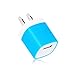 USB AC Universal Power Home Wall Travel Charger Adapter for iPhone SE / 6s / 6 / 6 Plus, iPad Air 2 / Pro, Samsung Galaxy S7 / S6, Note 5, LG G5 and More (5 Pack) (Random Color)