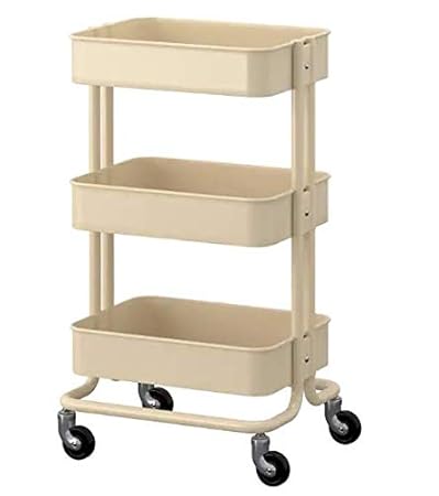 R?SKOG - IKEA - Trolley, Beige, 35x45x78 cm (13 3/4x17 3/4x30 3/4)