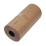 United Facility Supply 1300015 40-Lb. mediumweight 9 Dia. Brown Kraft Wrapping Paper roll, 18w x 900-ft.