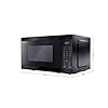SHARP YC-MG02U-B 800W Digital Touch Control Microwave with 20 L Capacity, 1000W Grill & Defrost Function – Black