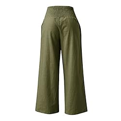 Womens Cargo Pants Leg Palazzo Pants for Womens