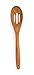 RSVP International Olive Wood Slotted Spoon, 12