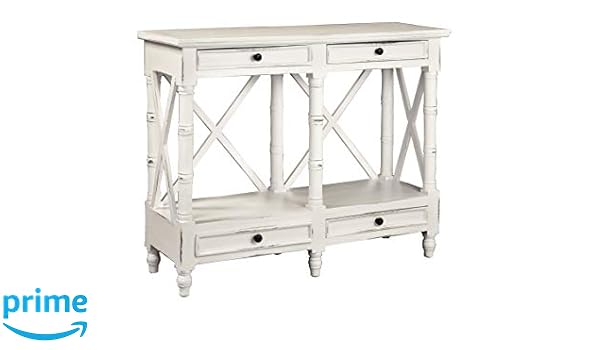 Amazon Com Sunset Trading Shabby Chic Cottage Console Table