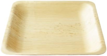 Bamboo Studios 10-Inch Square Plate, 8-Pack