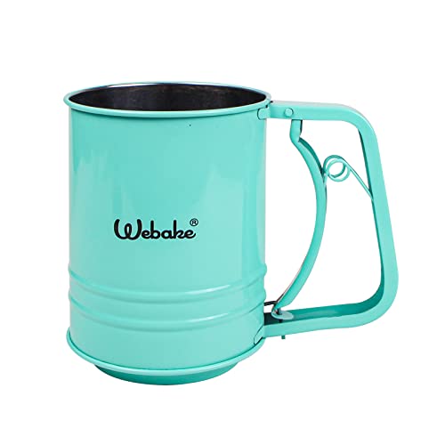 ake Flour Sifter For Baking Stainless Steel Onehanded Small Flour