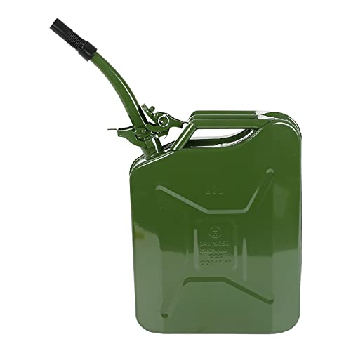 5 Gallon Gas Can 20 Liter and Spout System Metal Diesel Fuel Can (1
