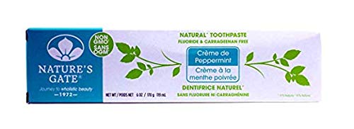 Nature's Gate Natural Toothpaste, Creme de Mint 6 oz ( Packs of 2)