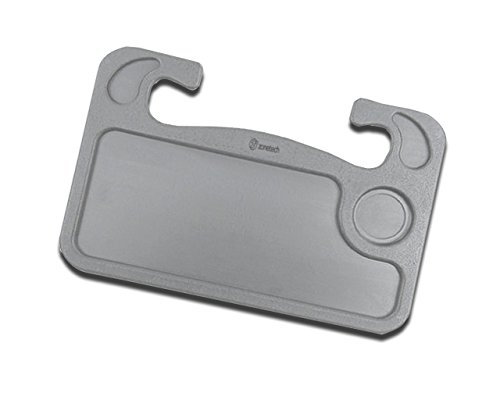 Zone Tech Gray Portable Car Laptop and Food Steering Wheel Tray