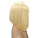 Blonde Human Hair Wigs 13x4 Lace Fron Wig Middle Part Short Cut Blonde Bob 180% Density Remy Hair 12