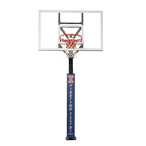 Goalsetter NCAA Basketball Pole Pad, Illinois Illini, Blue