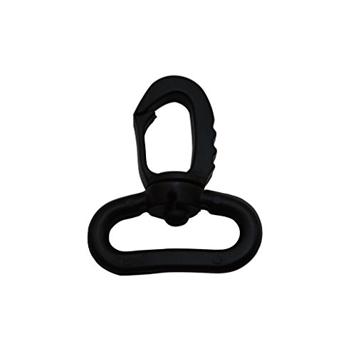 Ailisi1" Inside Width Swivel D Ring Snap Plastic Buckles Lobster Clasp Trigger Clips Rotary Hook Pack of 15