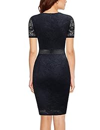 Rephyllis Vestido de una sola pieza, para llevar a cabo el trabajo, por negocios, silueta Bodycon