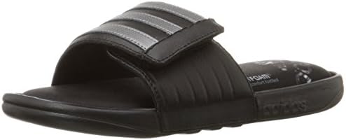 Adidas Performance Men'S Adissage Comfort Sandal,Black/Iron Metallic Grey/Black,12 M Us (888164845169)