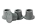 Medline MDS89755T Non Slip Rubber Feet Bath Benches (Set of 4)