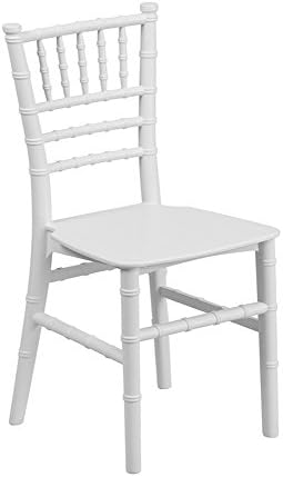 Offex OFX-400345-FF Preschool Kids Resin Chiavari Chair - White