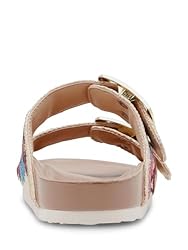 Madden Girl Women's Bodiee Slide Sandal, Raffia