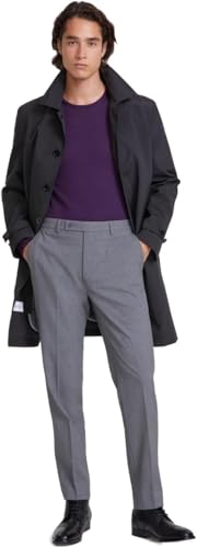 Calvin Klein Men's Slim Fit Stretch Dress Suit Pants for Men | 38W x 29L-GREY