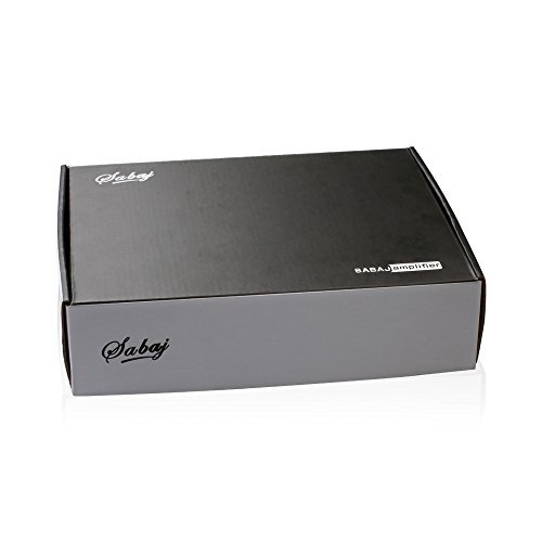 Sabaj A2 Small Desktop Stereo Audio Digital Amplifier with Bluetooth 4.0 USB Optical Input 55Wx2 Silver - Thumbnail 6