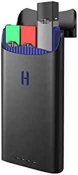 Charging case Holder Holds 3 pods + 1 Device, Carrying Case Charger Charge Device up to 8 Times on The go (Black 1)