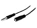 StarTech.com 2m Slim 3.5mm Stereo Extension Audio Cable - Male / Female - Headphone Audio Extension Cable Cord - 2x Mini Jack 3.5mm - 2 m (MU2MMFS) Black