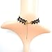 Charm.L Grace Black Flower Lace Gothic Lolita Beads Pendant Choker Necklace