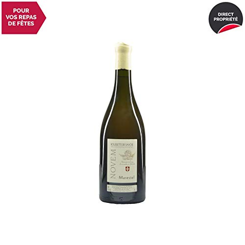 Roussette de Savoie cru Marestel"Novem" Blanc 2011 - Domaine Saint-Romain - Vin AOC Blanc de Savoie - Bugey - Cépage Altesse - 75cl