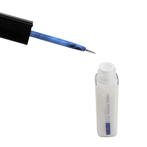 BEPHOLAN Professional Eyelash Glue | Latex Free | Strong Hold for False Eyelashes | Eyelash Adhesive | Safe on Skin | Suitable for Sensitive Eyes | White 176 oz