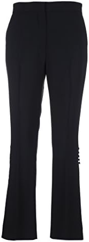 MSGM Women's 2441Mdp19p18410399 Black Acetate Pants