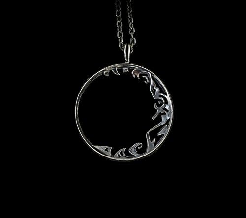 Silver Way of Blue pendant, inspired by Dark Souls