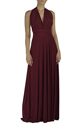 Von Vonni Transformer/Infinity Dress Plus Size XL-3X Sizes (2X, Burgundy)