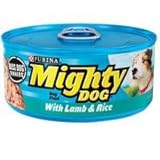 Purina Mighty Dog Lamb and Rice Canned Dog Food 5.5 oz, case of 24