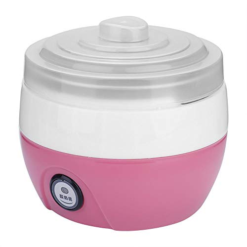 Automatic Yogurt Maker, 1L Household Electric Automatic Yogurt Yoghurt DIY Maker Stainless Steel Inner Container 220V, Yogurt Maker(Pink) - Thumbnail 5