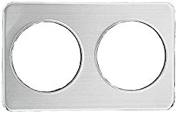 Stanton Trading Adapter Plate with 2 Holes, 8-3/8-Inch, Stainless Steel