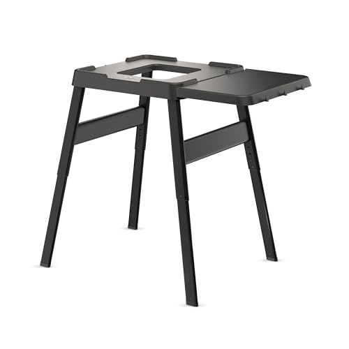 Ninja Woodfire, Soporte Ajustable y Mesa Auxiliar, Negro
